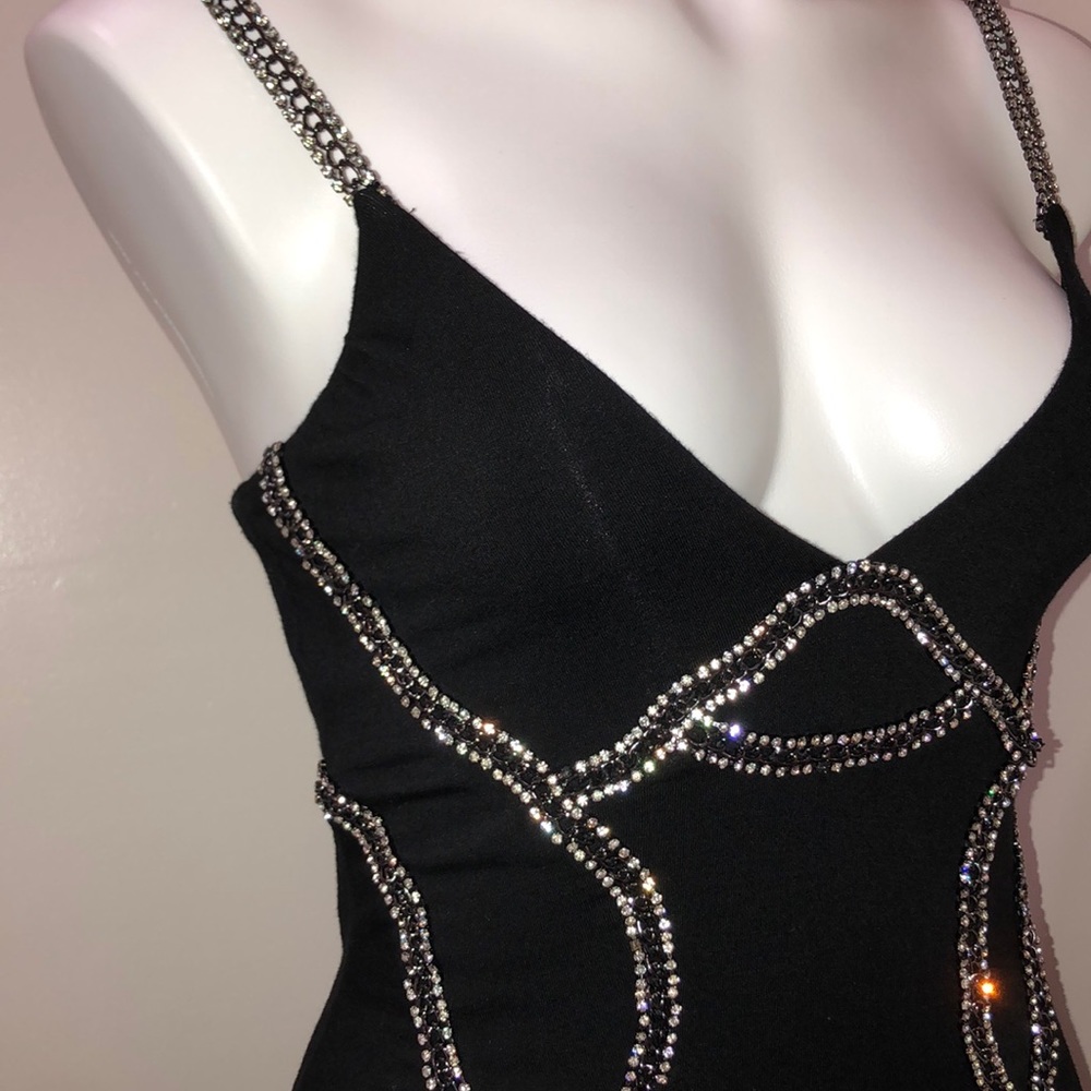 SKY rhinestones and chain  dress - Picture 5 of 5